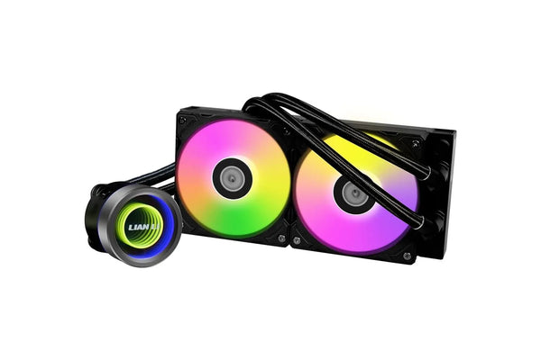 Lian Li Galahad II Trinity 240mm AIO ARGB Liquid CPU Cooler Black - Anigma